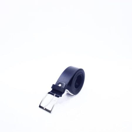 Kožni kaiš 3,7 cm crni 7210 - Slika 3