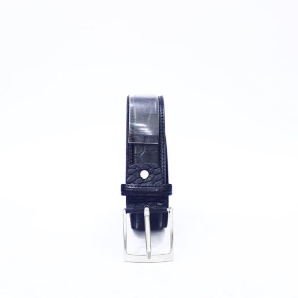 Kožni kaiš 3,7 cm crni 7221 1
