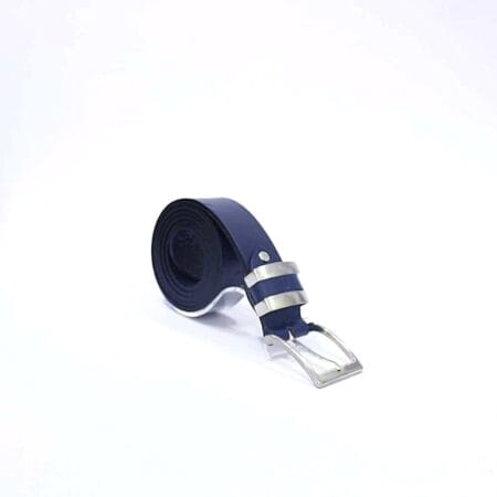 Kožni kaiš 3,7 cm teget 7219 - Slika 3